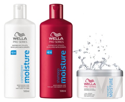 Hidratáló haj maszk nedvességet Wella pro series - vélemények, fényképek és ár