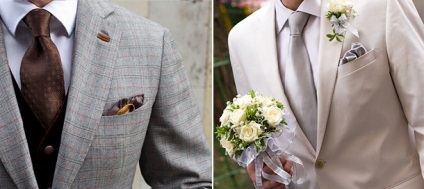 Kiválasztása nyakkendő vagy sál a vőlegény