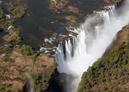 Victoria Falls vagy „helyett a szivárvány” 36, Zambia, fotó, videó