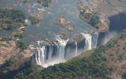 Victoria Falls vagy „helyett a szivárvány” 36, Zambia, fotó, videó