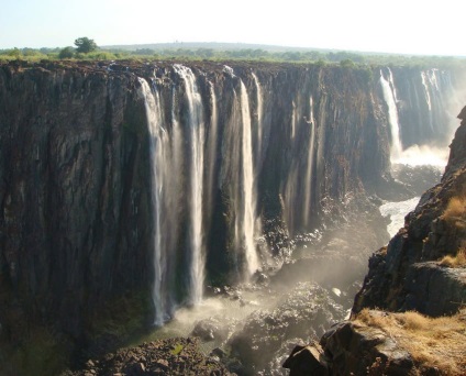 Victoria Falls (Zambezi folyó) fotó, érdekes tények, leírások