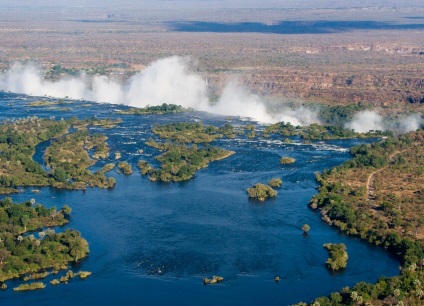 Victoria Falls (Zambezi folyó) fotó, érdekes tények, leírások