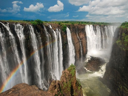 Victoria Falls (Zambezi folyó) fotó, érdekes tények, leírások