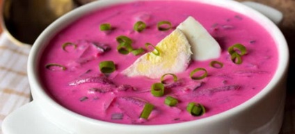 Hideg borscs - recept céklát, kolbász, joghurt, marha- és sóska (répa) Hideg borscs - recept céklát, kolbász, joghurt, marha- és sóska