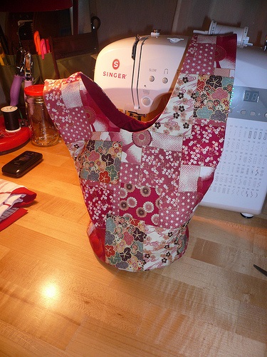 Japán mini-bag (japán csomós zacskó) a kezével (japán) Japán mini-bag (japán csomós zacskó) saját kezűleg