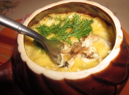 Julien a mikrohullámú - egy klasszikus recept csirke és gomba (julienne) Julien a mikrohullámú - egy klasszikus recept csirke és gomba