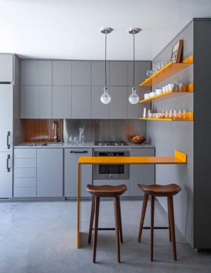 17 Szokatlan tervezési projektek, melyek révén a konyhában fényesebb és kifejező