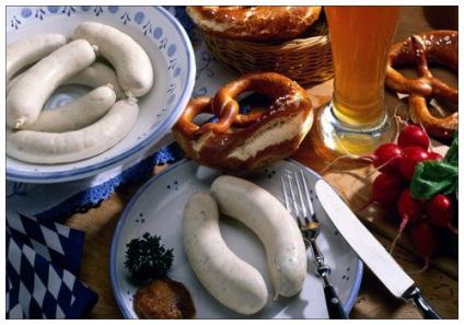 Bajor (München) kolbász - illatos, étvágygerjesztő, tápláló és finom!