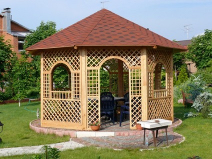 Pergola, így kéz - 2 lehetőség önálló építés