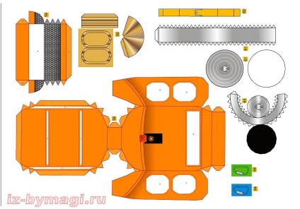 Ember a papírra - a diagram komponensek és utasításokat kötés