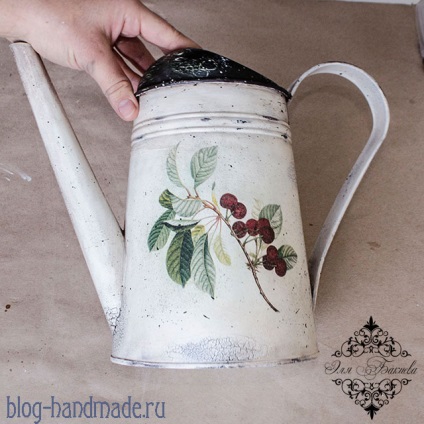 Decoupage locsolás kép - hogyan lehet egy szép dekorációt cracelures (locsolás) Decoupage locsolás kép - hogyan lehet egy szép dekorációt cracelures