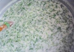 Dovga - Azerbajdzsán leves savanyú - lépésről lépésre recept fotók
