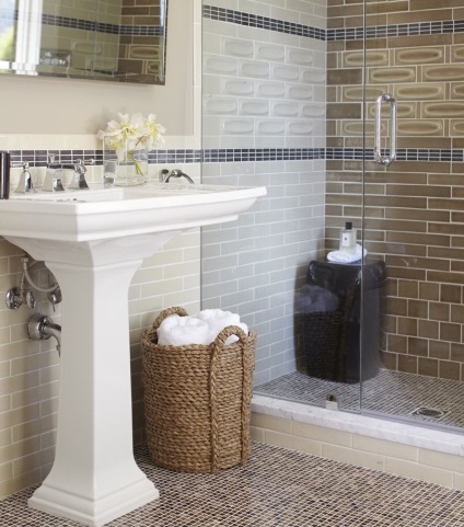 Photo tervezés csempe fürdőszoba és a stílus a stílus