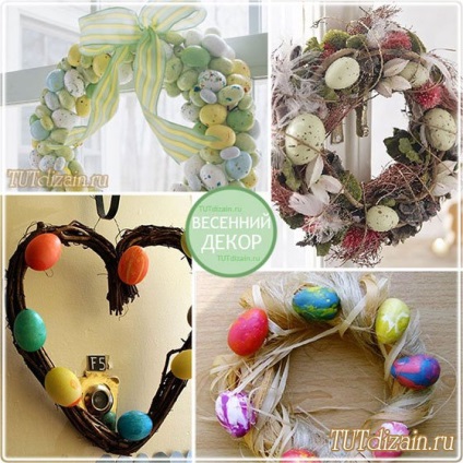 Fő dekorációs ötletek húsvétra - tervezés - dekor saját kezűleg