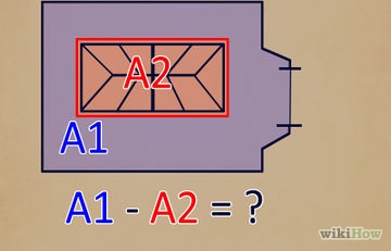 Ahogy tapétaragasztó egy fa panel