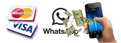 Hogyan fizetni whatsapp telefon - bankkártyával