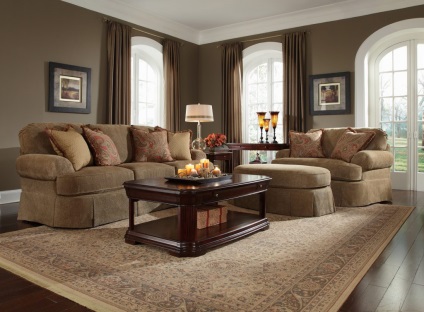 Hogyan válasszuk ki a kanapé a nappaliban, a legjobb modern vagy klasszikus minták és színek