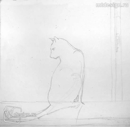 Macska a holdfényben (cat) Macska a holdfényben