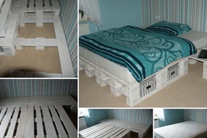 Ліжко з дерев'яних піддонів (палет) своїми руками