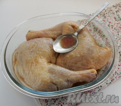 Csirke karamell öntettel - recept fotókkal