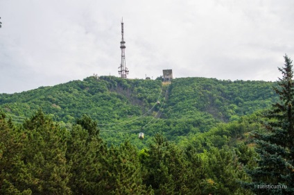 Mashuk, dip, virág park, tó Tambukan - Pjatyigorszk