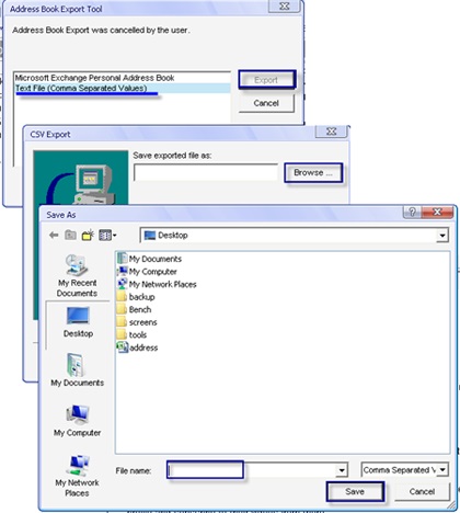 Migrációs Outlook Express a Windows Mail