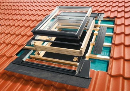 Szerelése VELUX tetőtéri ablakok, hogyan kell telepíteni VELUX ablakok