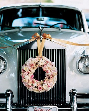 Esküvői autó dekoráció