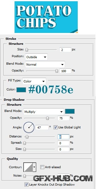 Photoshop létrehozni egy tervezési csomag chips