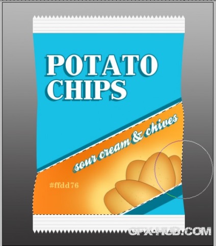 Photoshop létrehozni egy tervezési csomag chips