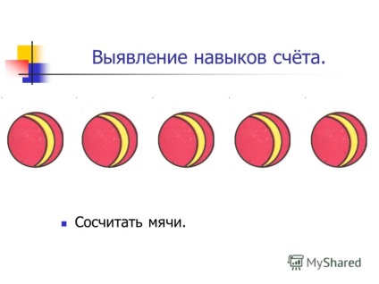 Előadás a diagnosztika a listán - a kialakulását elemi matematikai fogalmak