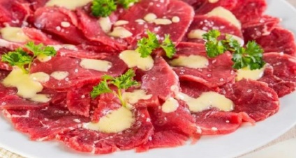 Recept carpaccio marhahús, hogyan kell elkészíteni egy ételt otthon