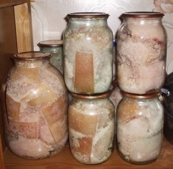 Recept sózás szalonnát a sós ukrán