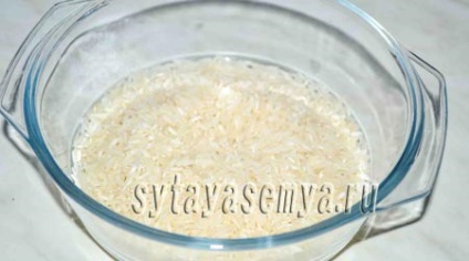 Rice a mikrohullámú lépésről lépésre recept fotók