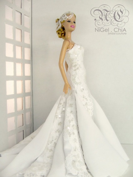 Romantikus esküvői ruhák Barbie (Barbie) 2010