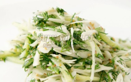 Saláta uborka és a tojás a legjobb receptek fotókkal