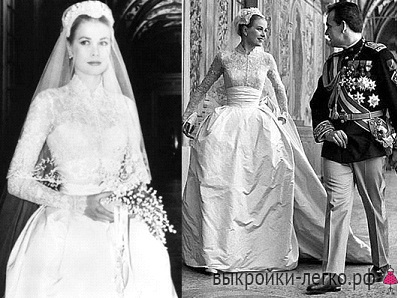 Titkok a esküvői ruha Szürkék Kelli, kész minták és ismertetők a építve