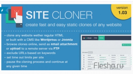 Sitecloner - klónozóhely