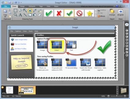 Snagit - Képernyőkép és rögzíti a videót képernyőn