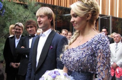 Esküvői Plushenko és Rudkovsky mint volt