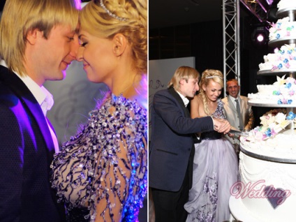 Esküvői Yana Rudkovsky és Evgeni Plushenko