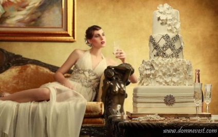Esküvői torták a stílus a menyasszonyi ruha az édes butik, otthon menyasszonyok