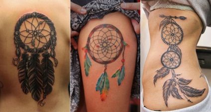 Dreamcatcher tetoválás, fotó és annak jelentősége