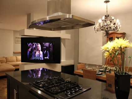 TV a konyhában - tervezés (42 fotó) video utasítást díszítésére a saját kezét, az ár