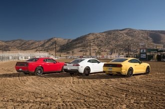 Tesztvezetés Camaro vs challenger vs Mustang mashinomaniya