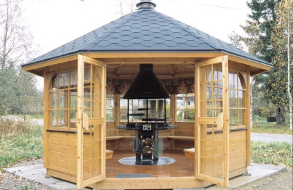 Típusú pavilonok - 50 kép a legjobb tervez a modern pergolák (arbors) Típusú pavilonok - 50 kép a legjobb tervez a modern pavilonban