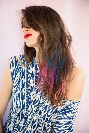 Hair színes szálak - válassza ki stílusát! (Színes hajtincseket) Hair színes szálak - válassza ki stílusát!