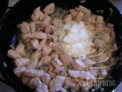 Sült karfiol csirke - recept fotókkal