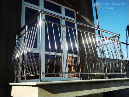 Balkonok kezük -, amelyek lehetővé tennék az erkélyen korlát (fotók)