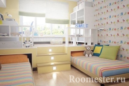 Дитяча кімната для різностатевих дітей - найкращі фото ідеї інтер'єру